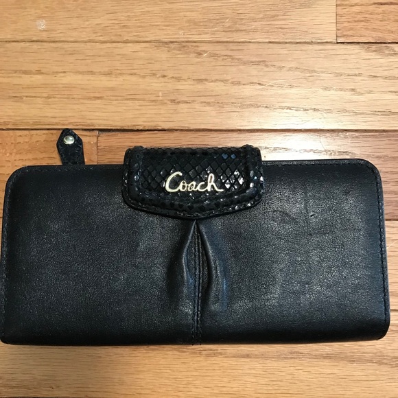 Black Coach Wallet - Picture 2 of 2